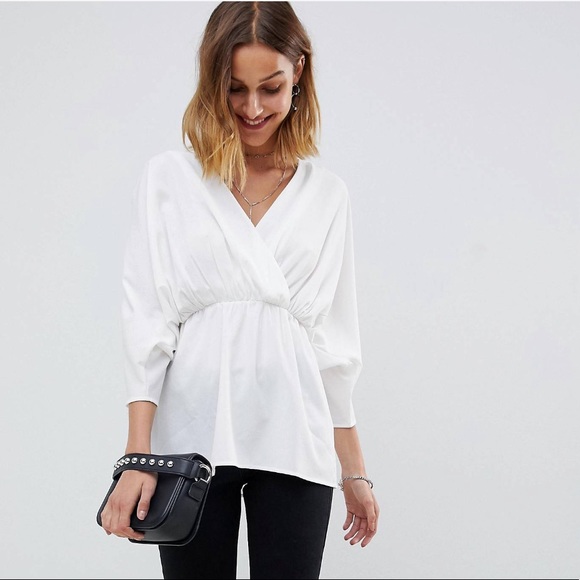 ASOS Tops - ASOS Faux Wrap Top
